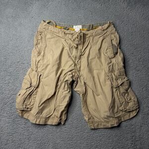 Vintage GAP Shorts Men's Small Tan Loose Fit Cargo Y2K Skater